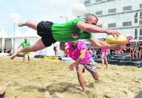 Ce festival de beach rugby se déroulera sur le sable chaud de la place du Rhône. 