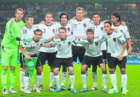 L'équipe d'Allemagne.