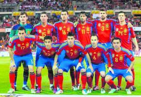 L'équipe d'Espagne.