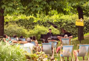 Concert au parc, à Thônex. PIANOS éGARéS 2022/ALEX PITTET