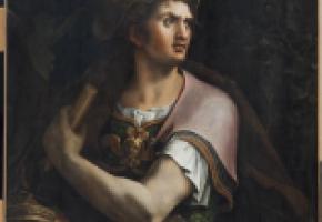 Alexandre le Grand, une huile sur bois de Giulio Romano (1499-1546). BETTINA JACOT-DESCOMBES 