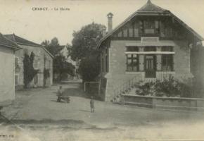 La mairie de Chancy autrefois. DR