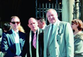 Stefan Ballesteros, Pascal Spühler et Dominique Gamberoni, les fondateurs du PPGE.  CARLOS SERRA/ DR 