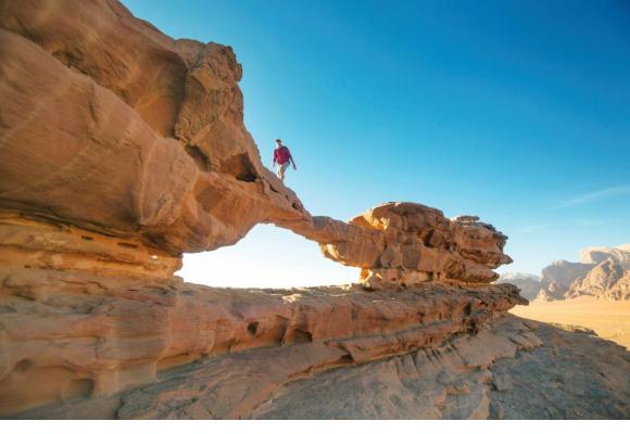 Le désert de Wadi Rum couvre une surface de 74’200 hectares. 123RF