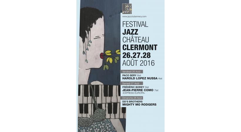 Affiche du festival organisé par le Jazz club d'Annecy.