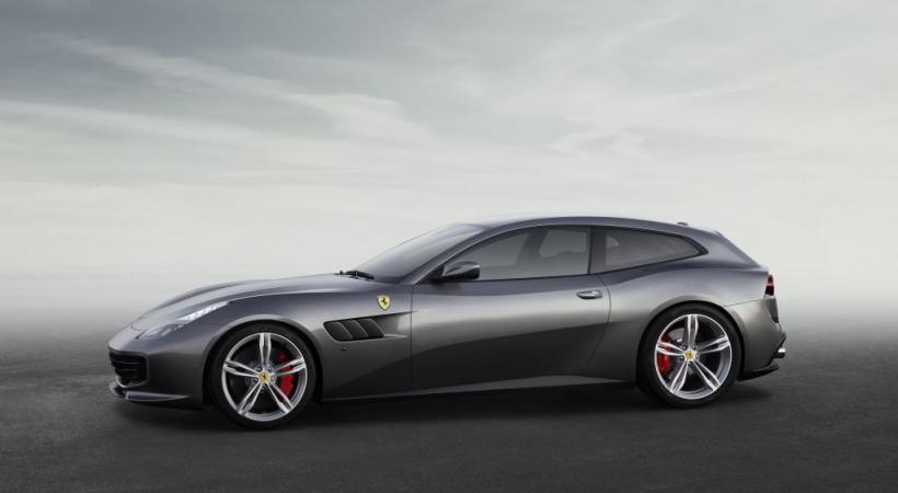 La sublime Ferrari GTC4 Lusso sera dévoilée au salon. DR 
