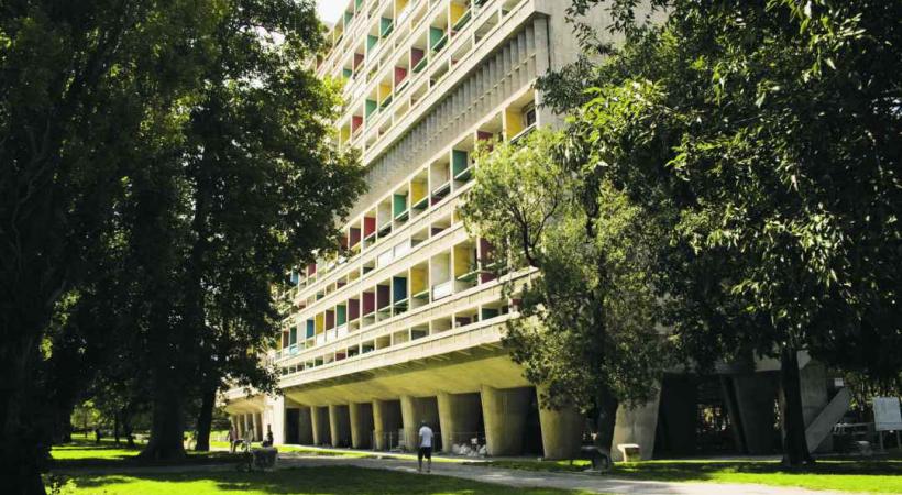 La Cité radieuse de Le Corbusier. 