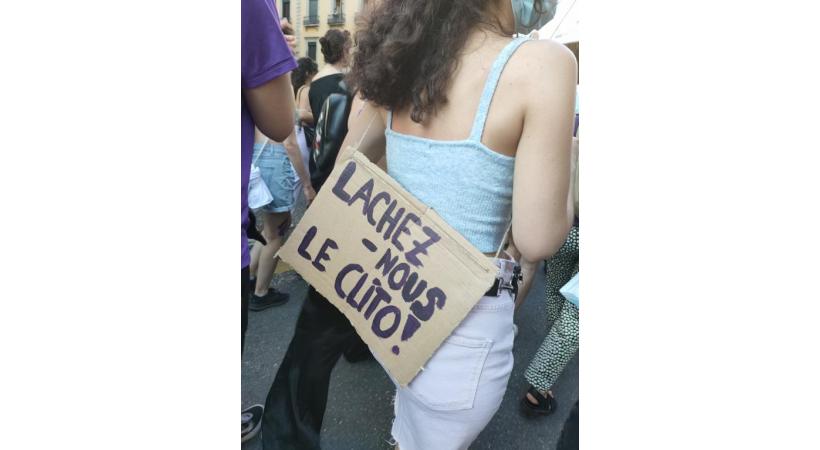 A Genève, la Via Feminista symbolisera les combats  du Collectif de la Grève féministe. MP