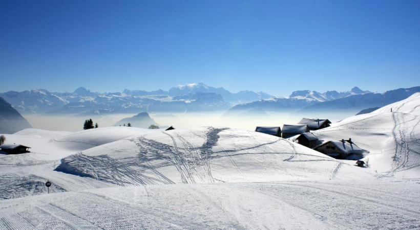 La station haut-savoyarde offre une vue imprenable sur le massif du Mont-Blanc. MATHILDE BAZIN 