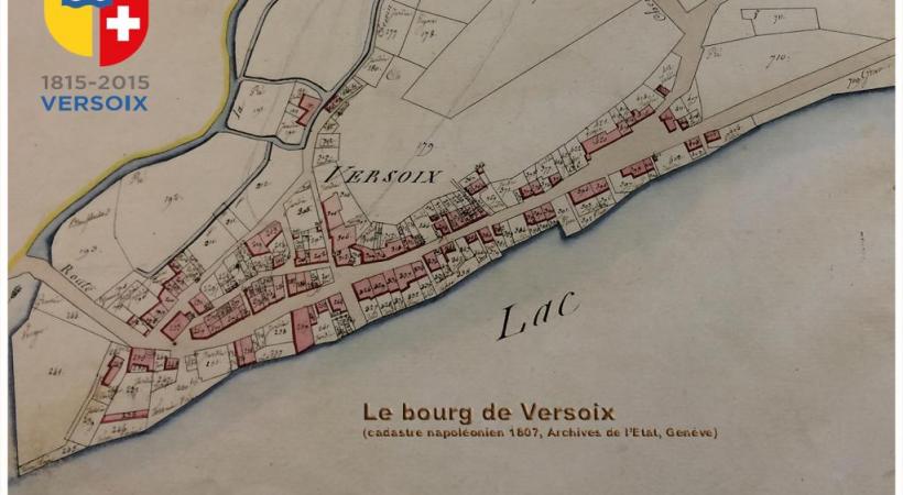 La Ville de Versoix, rattachée à la Confédération en 1815. DR 