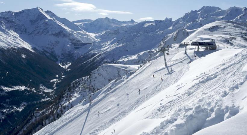 Le plus grand domaine skiable de Suisse. DR 