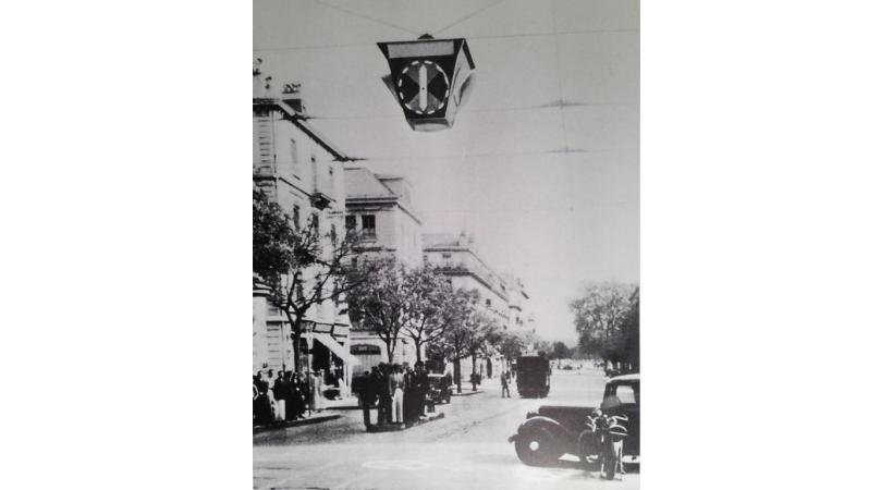 La copie du feu installé en 1933 au boulevard Georges-Favon. DR 