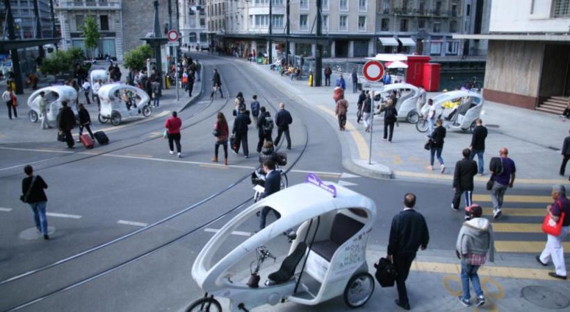 L’Uber-Bike, un moyen de transport écologique pour l’été, débarque à Genève. DR 