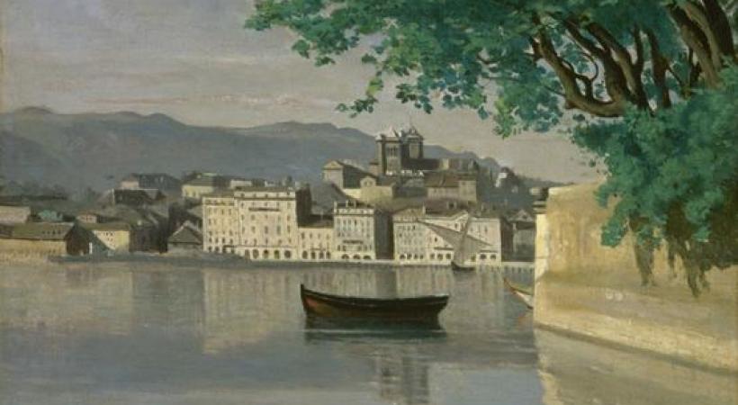 «Lac de Genève» de Jean-Baptiste Corot.