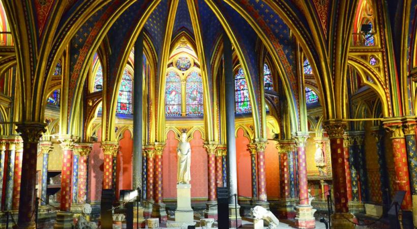 La Sainte-Chapelle, chef-d’œuvre du gothique rayonnant. DR