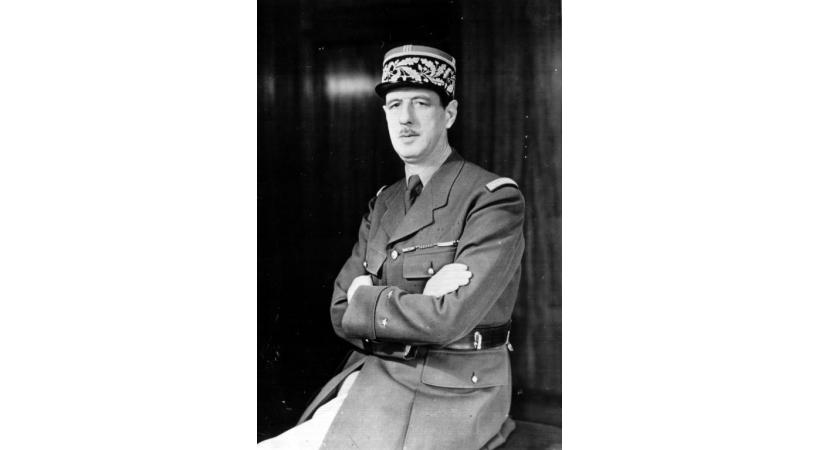 De Gaulle, l’une des deux plus grandes figures  de la Cinquième République. 