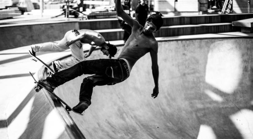 Danseurs, skateurs, MBXeurs offriront des spectacles grandioses au Skatepark recouvert d’une grande charpente de bois clair. MATHIEU PONCET (LCU MEDIA) 