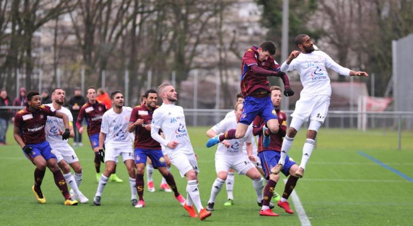 Lors de leur premier match de l’année, le 10 janvier, les Grenat ont battu le FC Annecy 2 à 0. STéPHANE CHOLLET 