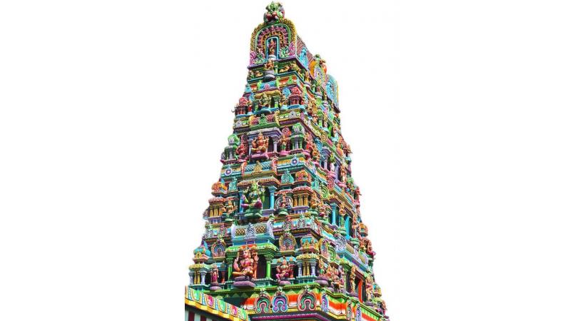 Les temples hindous se parent toujours de mille couleurs. DR 