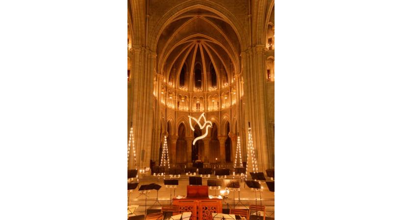 La cathédrale Saint-Pierre s’illuminera de milliers de bougies. DR DR