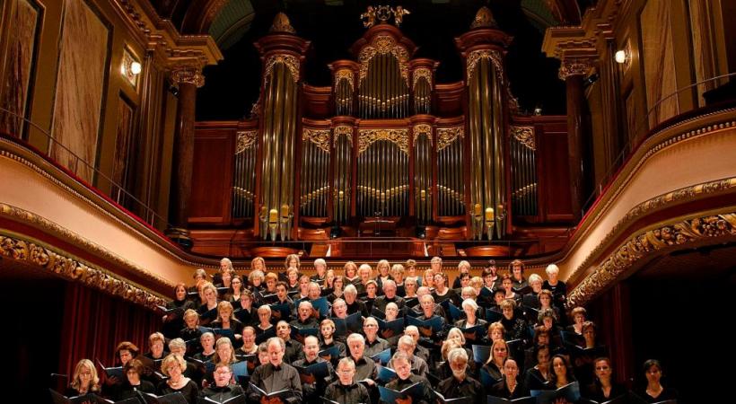 Parmi les 180 choristes qui interpréteront «Les Vêpres», le Chant Sacré de Genève. DR