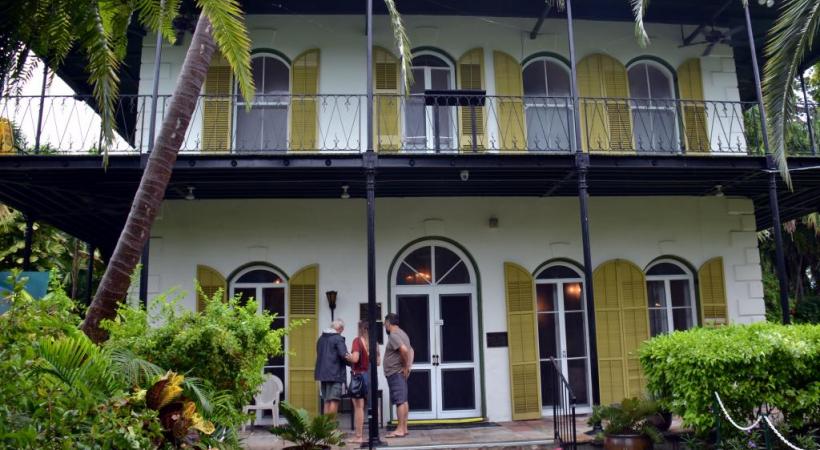 La maison d'Ernest Hemingway à Key West. 