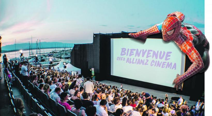 Les cinéphiles se presseront sur l'esplanade du Port-Noir pour une nouvelle édition de l'Allianz Cinéma Genève. PHOTO MONTAGE DR/123RF ALEXANDER TOLSTYKH