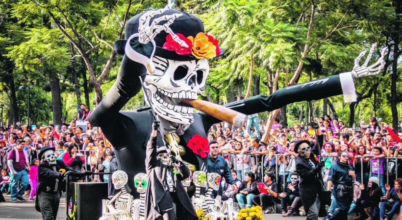 La fête des morts, un événement majeur au Mexique, célébré les 31 octobre, 1er et 2 novembre dans l’allégresse depuis plus de trois mille ans. 123F/DIEGO GRANDI 