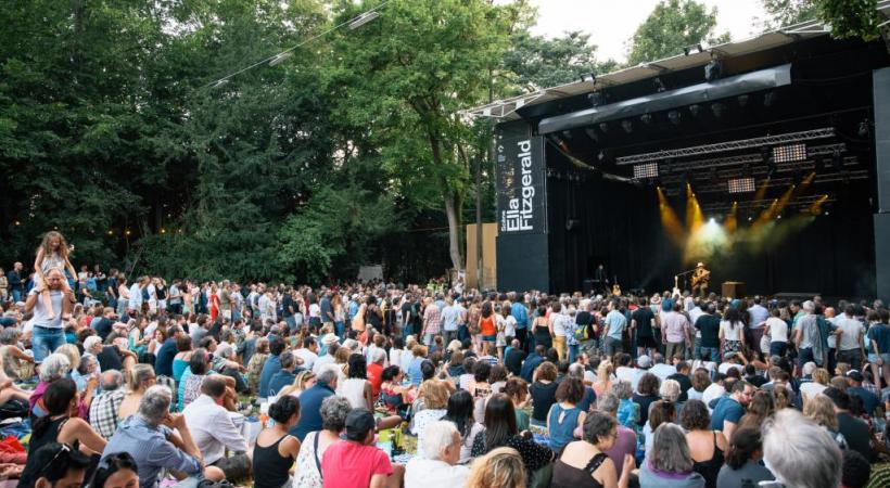 La scène Ella Fitzgerald au parc La Grange. Les concerts de juillet du festival Musiques en été seront probablement annulés. VILLE-GE/PAULINE MAGNENAT